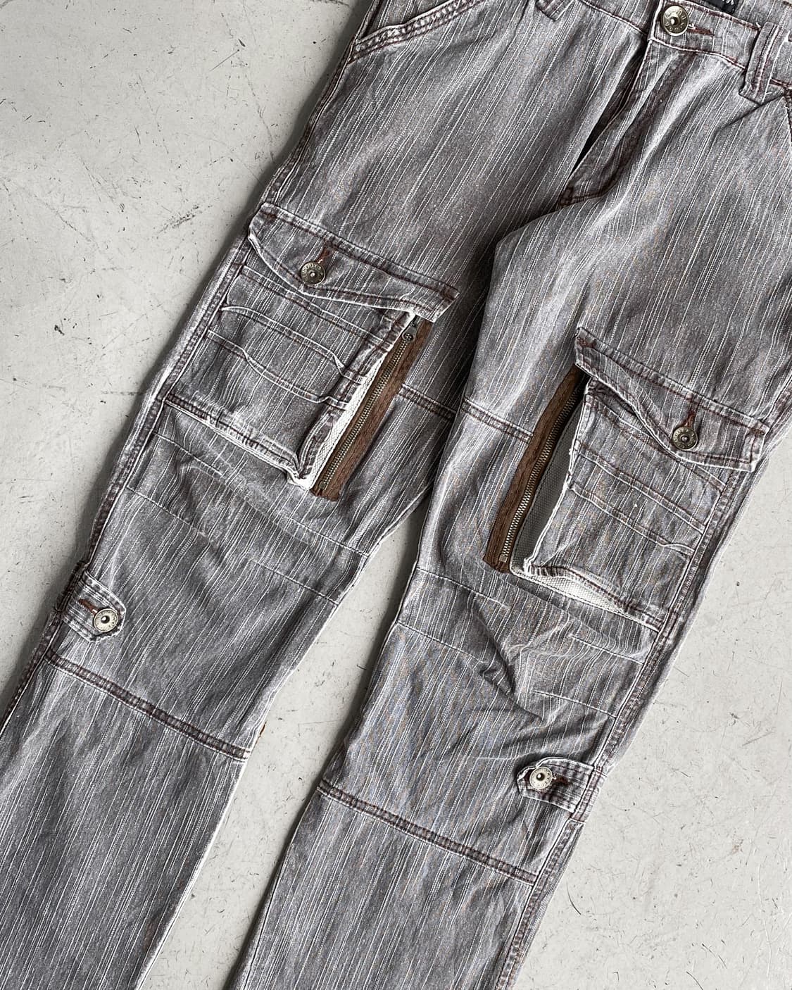 클럽 소다 프론트 포켓 워싱 카고 팬츠 상품이미지5