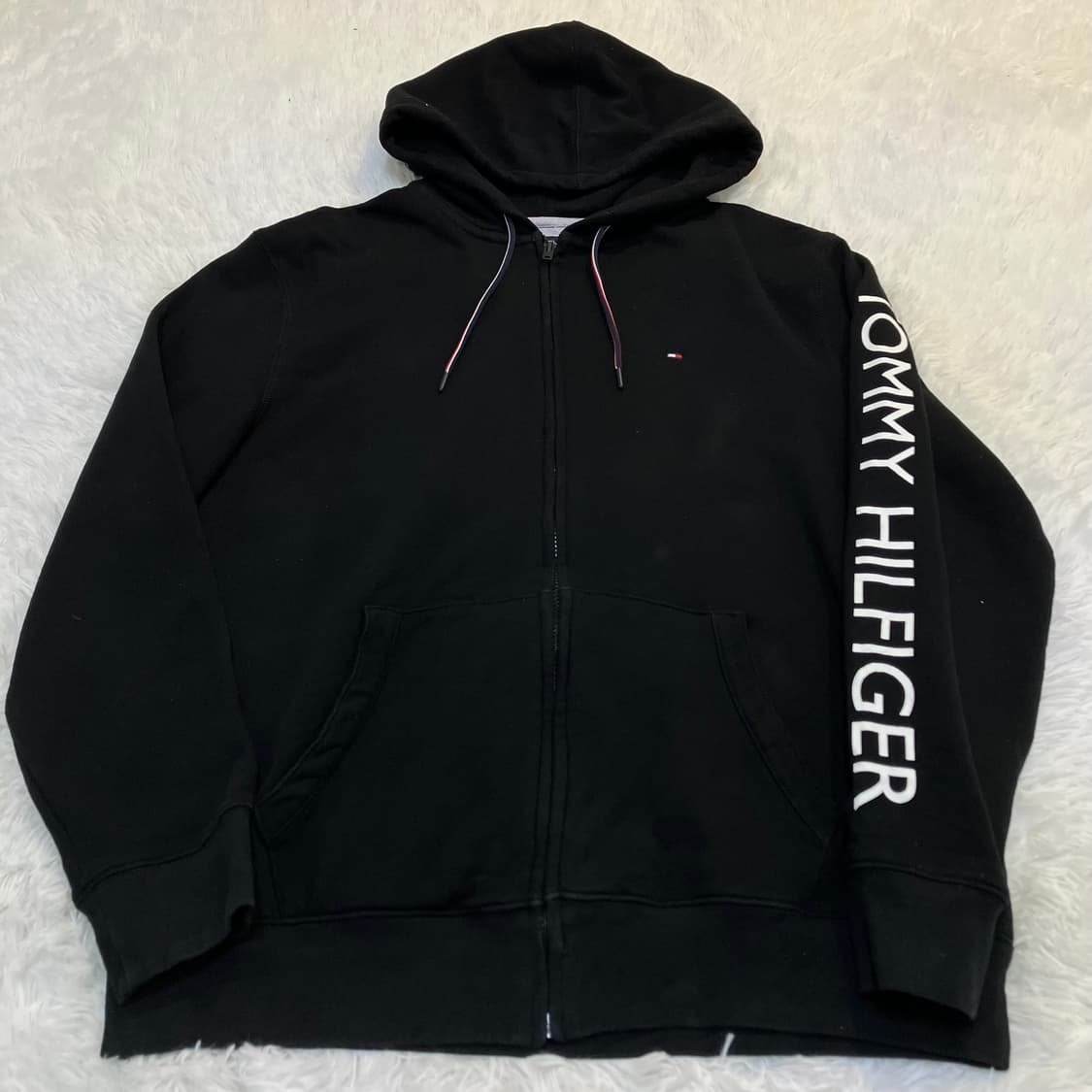 빈티지 타미힐피거 암 레터링 후드 집업 841 y2k 스트릿 모리 갸루  상품이미지3