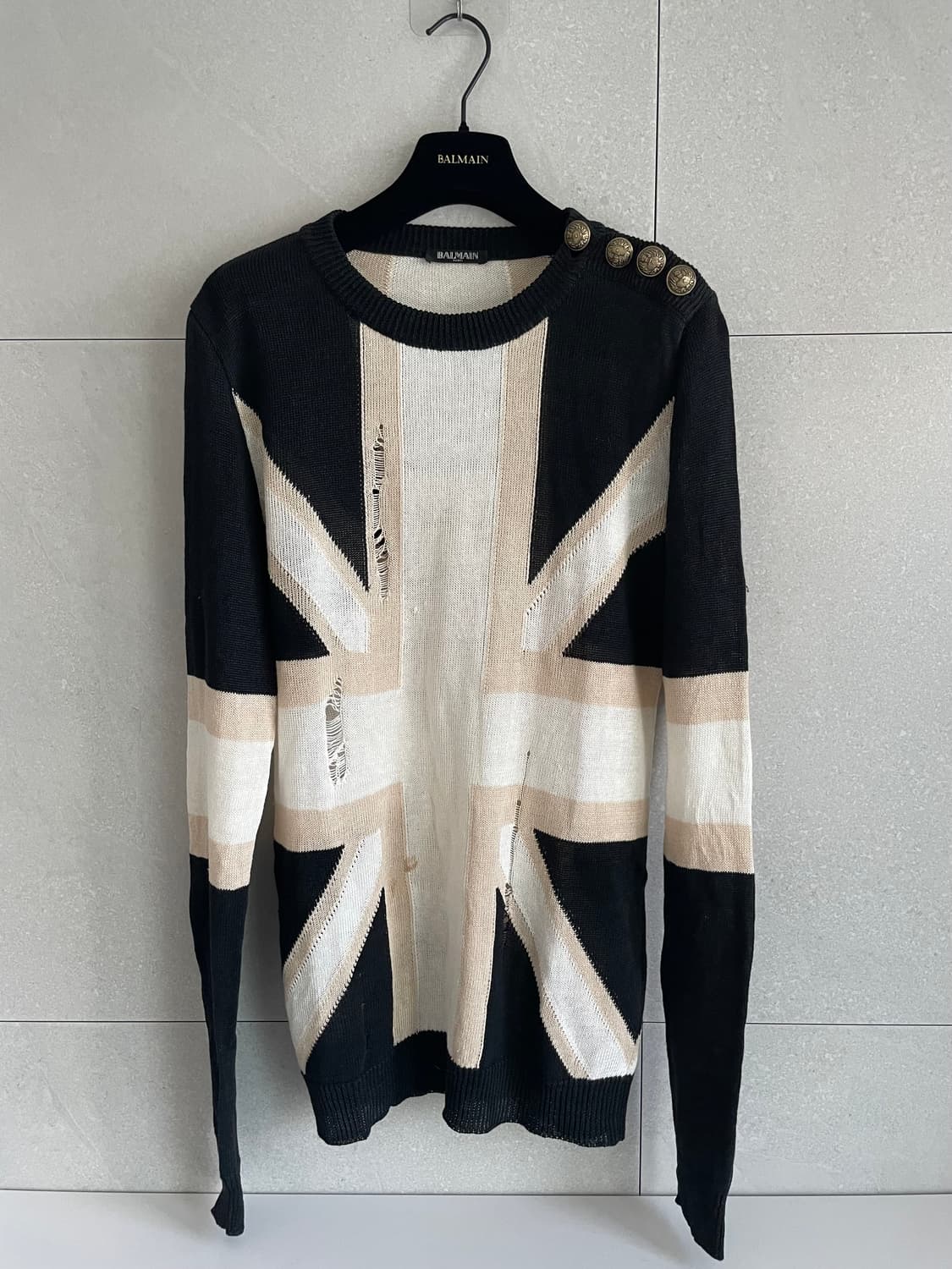 발망 16ss 유니언 잭 디스 니트 상품이미지3