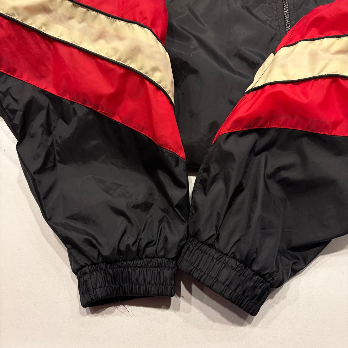 [XL] TANK 애슬레틱 시카고 블랙 바람막이 자켓 C388 상품이미지5