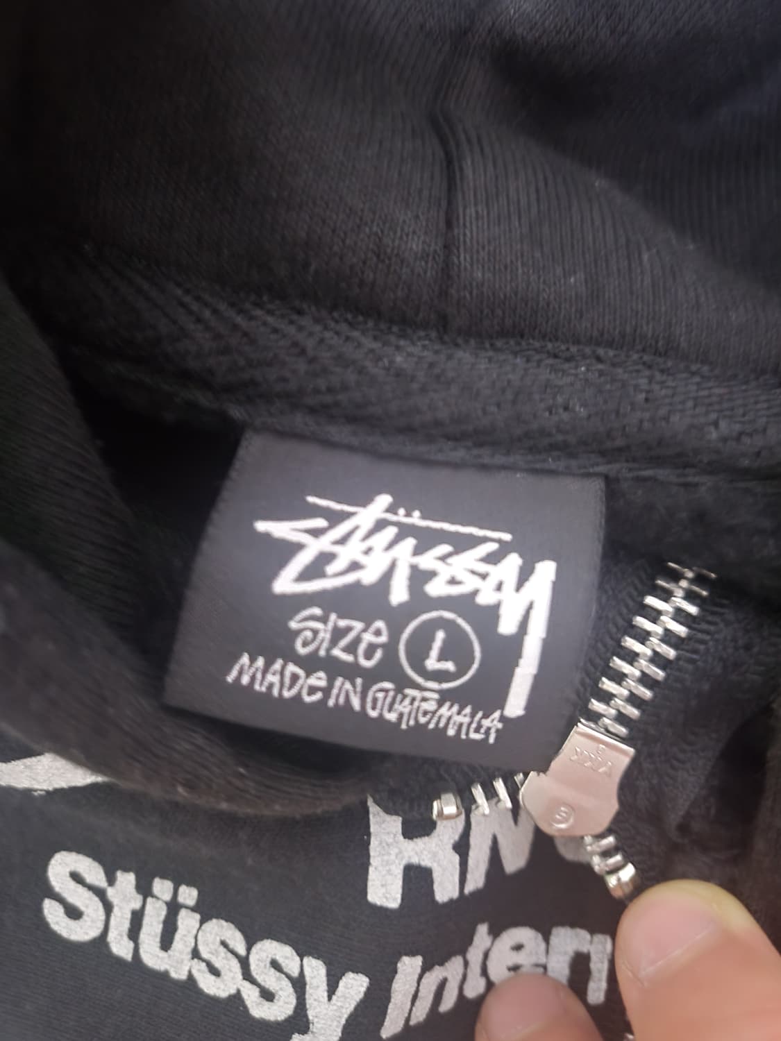 스투시 오벌 CORP 후드집업 상품이미지8