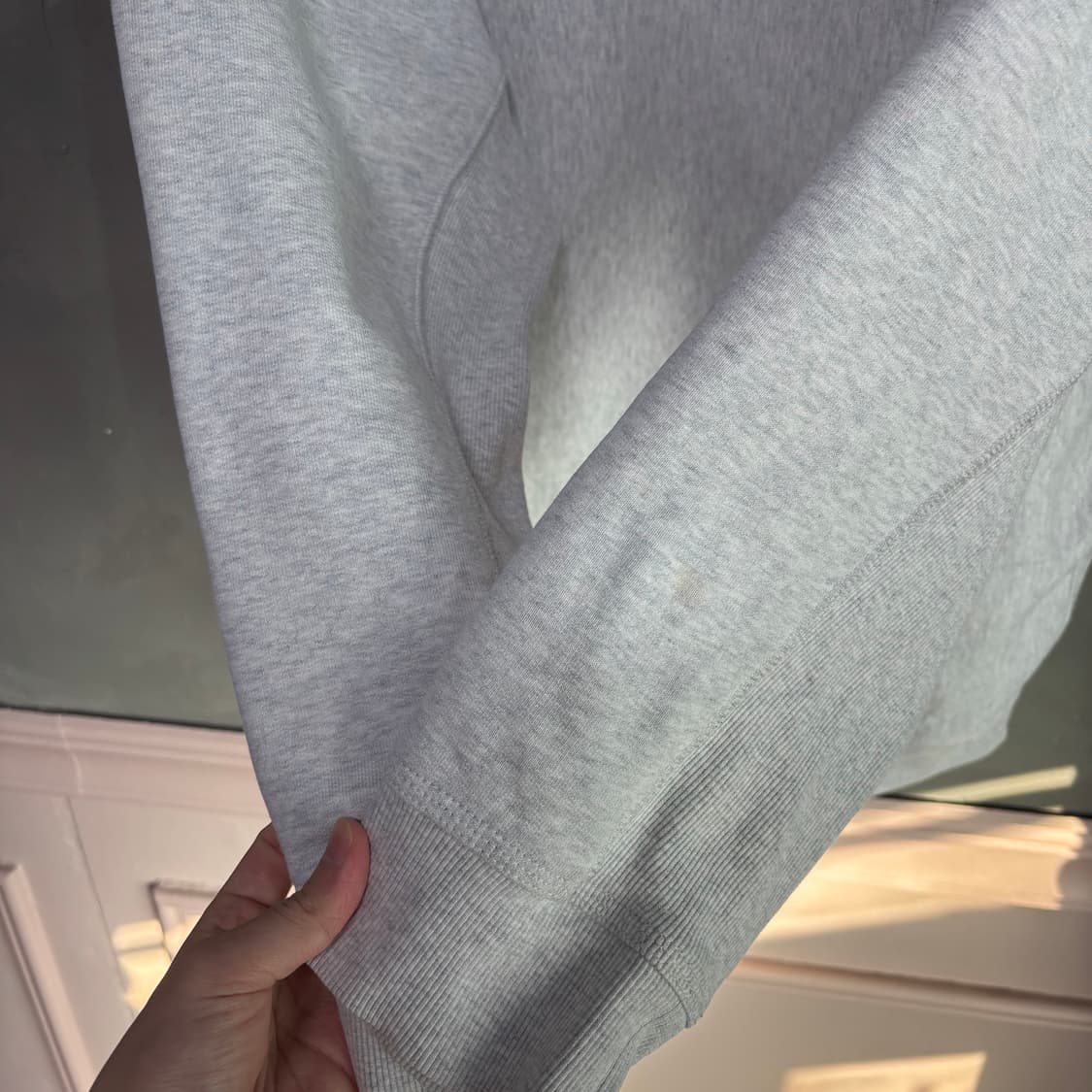 칼하트 wip 아메리칸 스크립트 후드 애쉬 헤더 그레이 상품이미지4