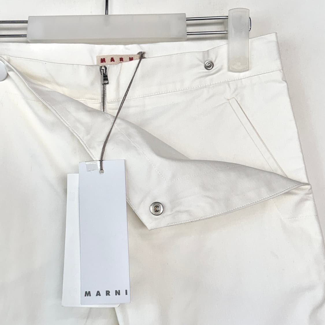 마르니 MARNI 버튼 포인트 카프리 코튼 팬츠 [새상품] 상품이미지2