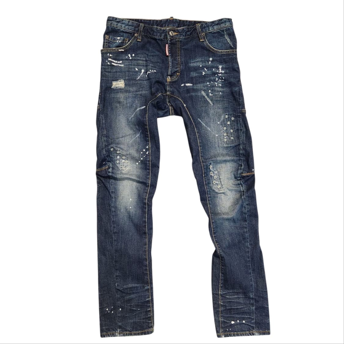 디스퀘어드2 페인트 워싱 슬림 데님팬츠 (48) 상품이미지1