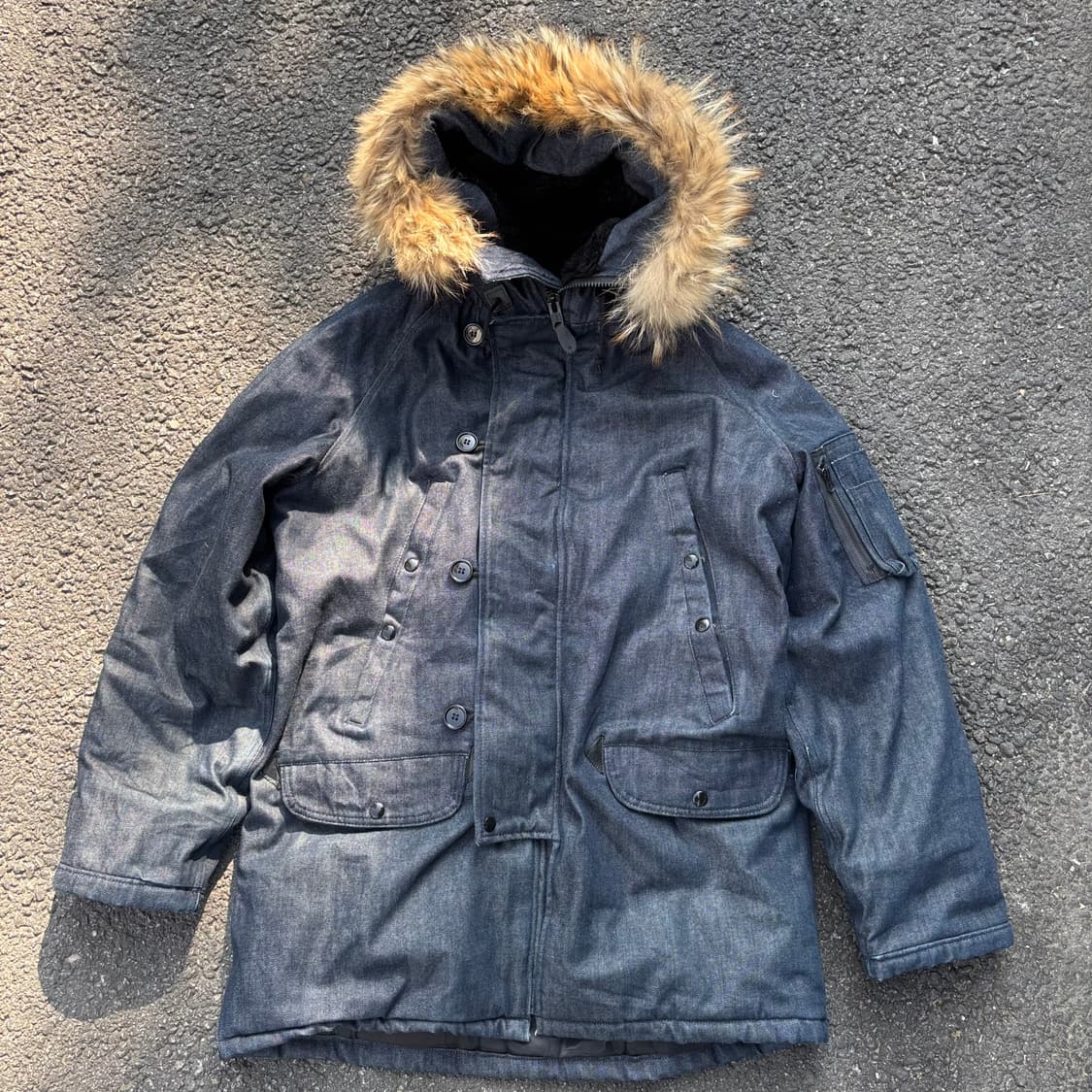 미국 스피왁 데님 n3b 파카 상품이미지1