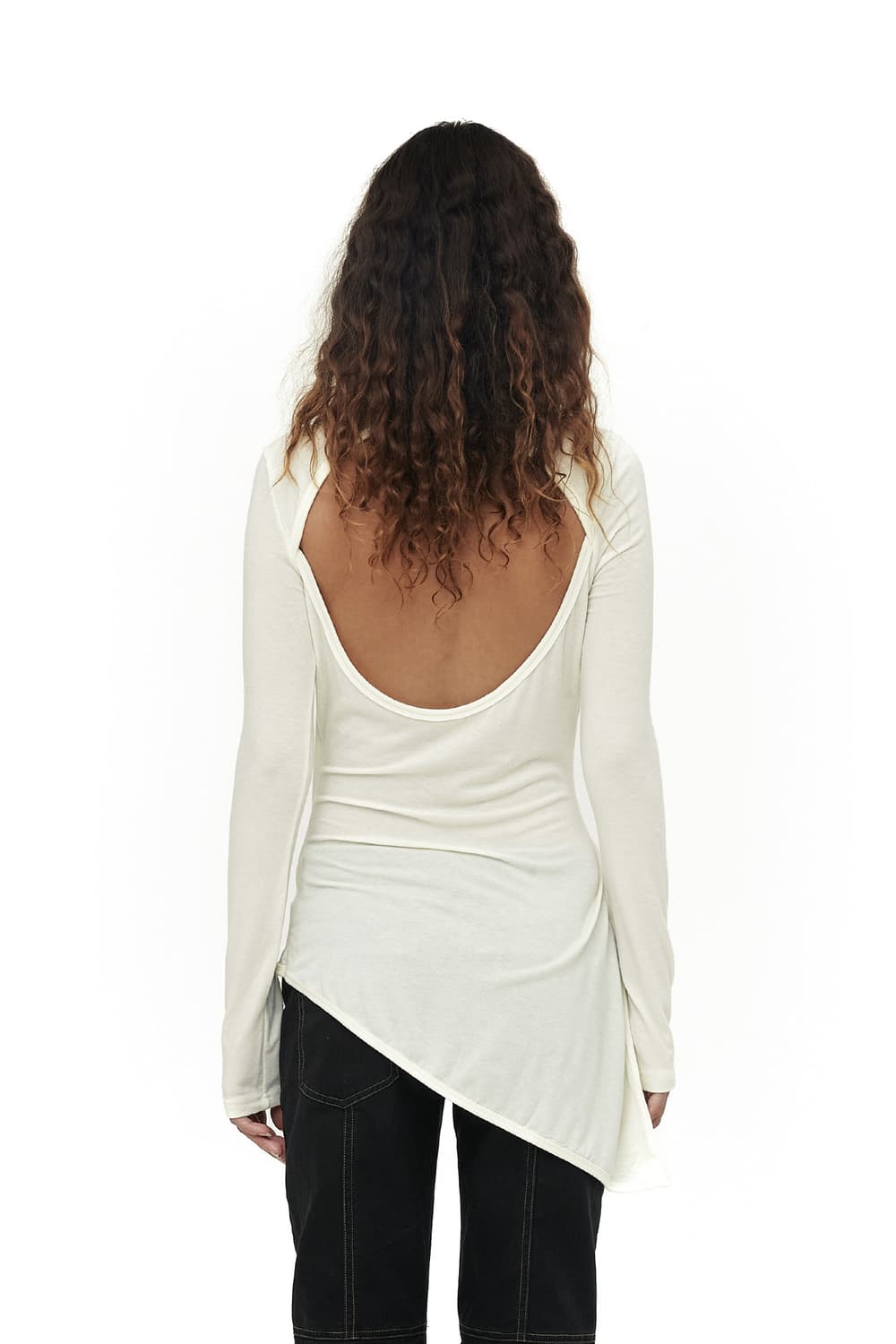 back-open wrap top 백 오픈 랩 탑 상품이미지3