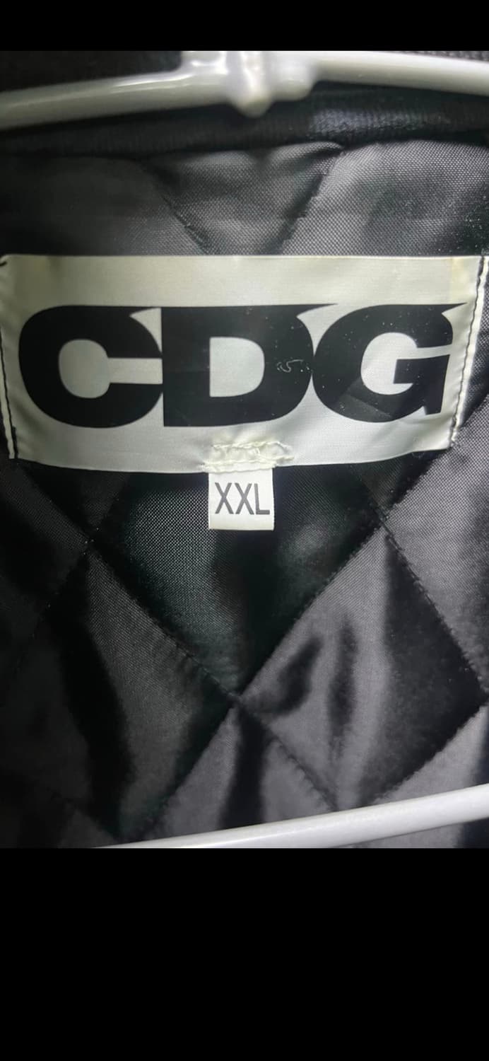 꼼데 CDG 퀼티드 블루종 자켓 블랙 상품이미지4