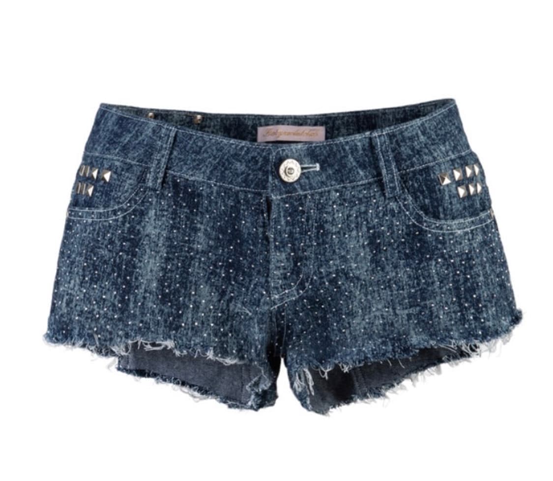 베이비메탈클럽 베메클 스터드 데님 쇼츠 0사이즈 상품이미지1