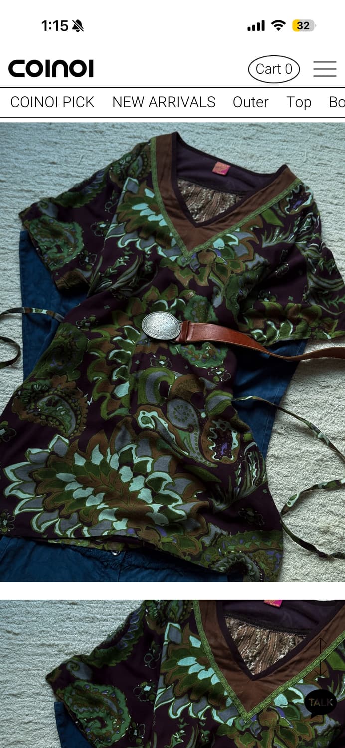 레전드 오리엔탈 반팔탑 레테 파우닝 상품이미지3