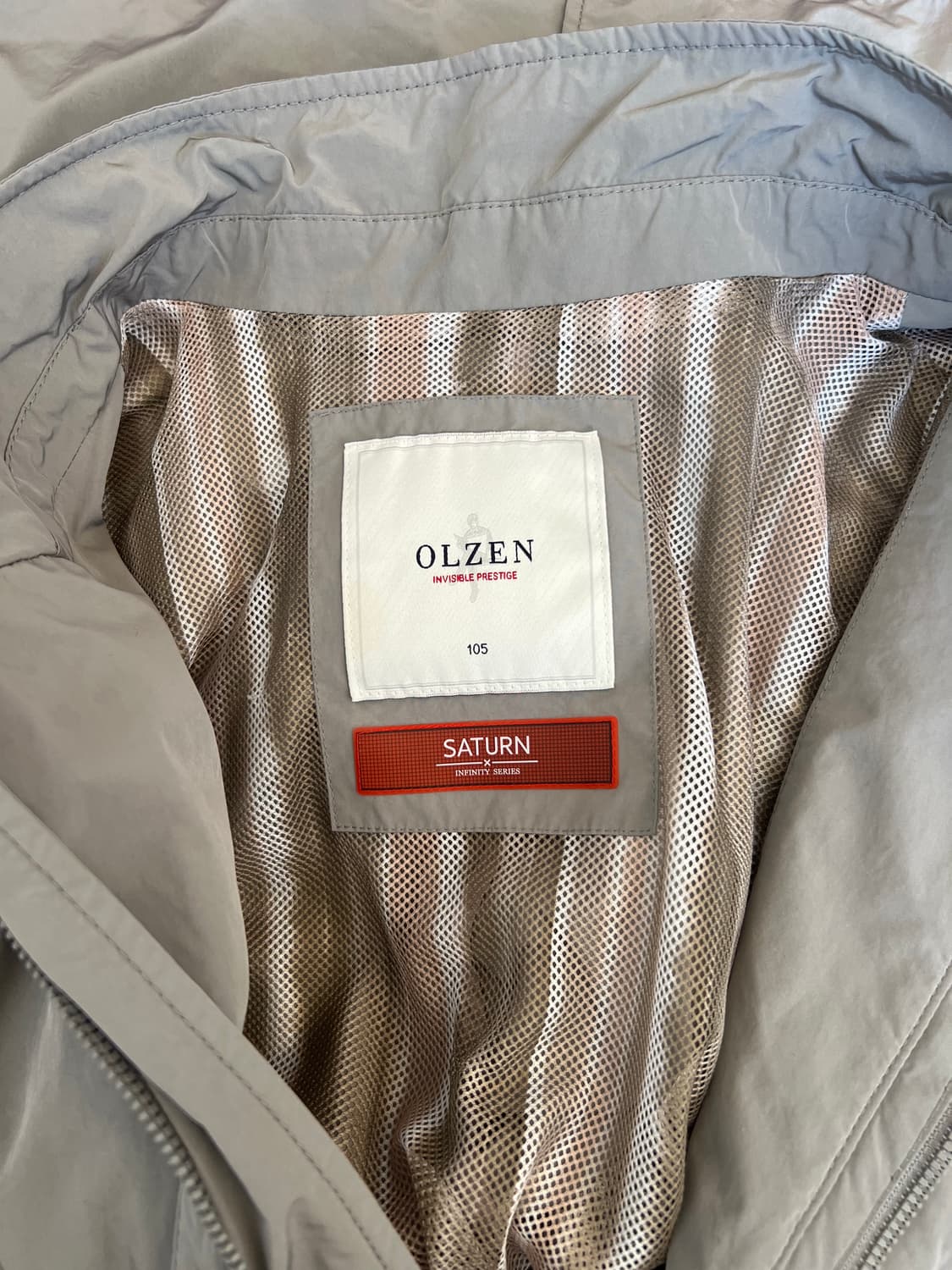 올젠 남성 그레이  간절기자켓 상품이미지3