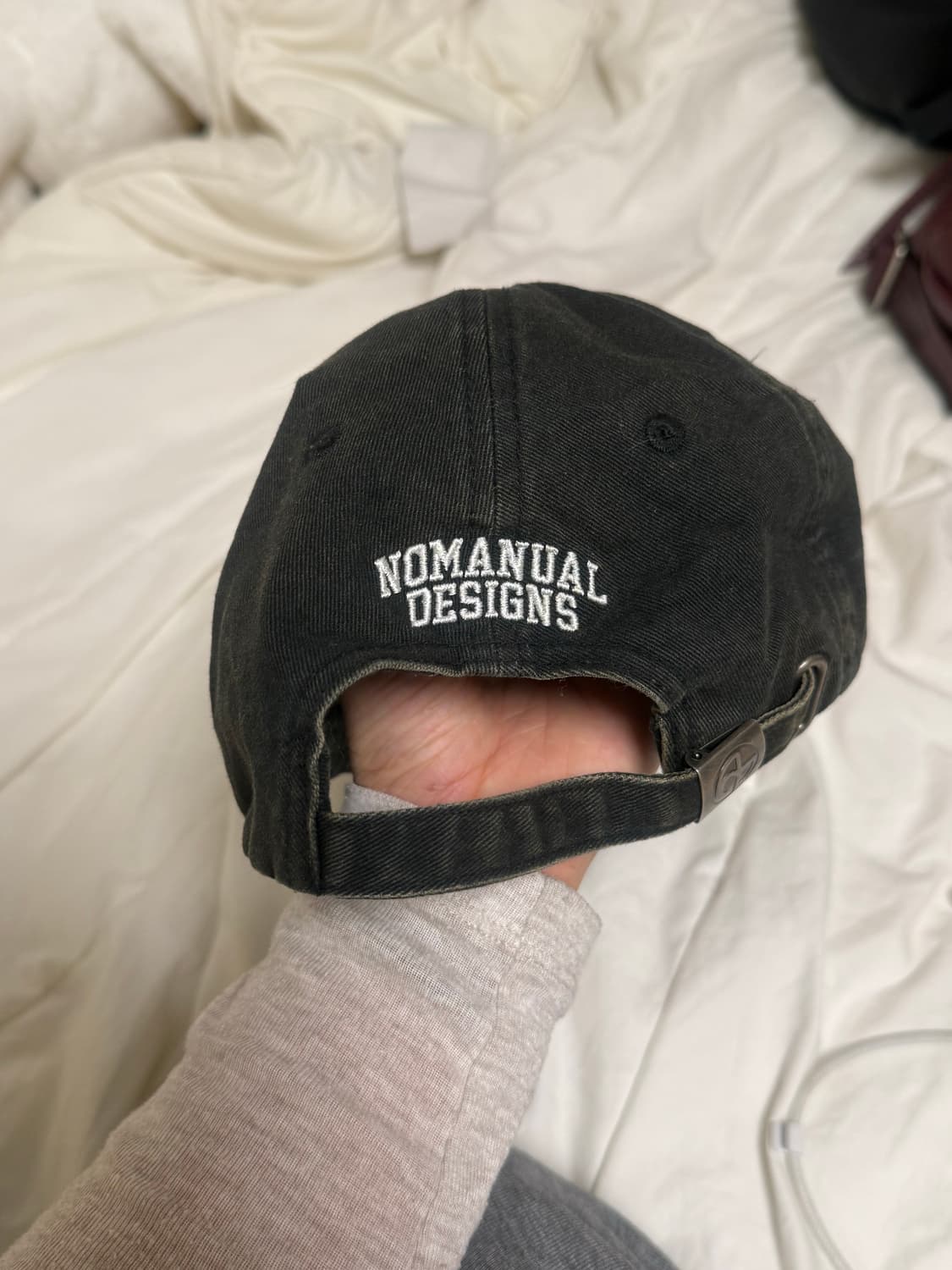 노매뉴얼 아치 로고  볼캡 모자  상품이미지5