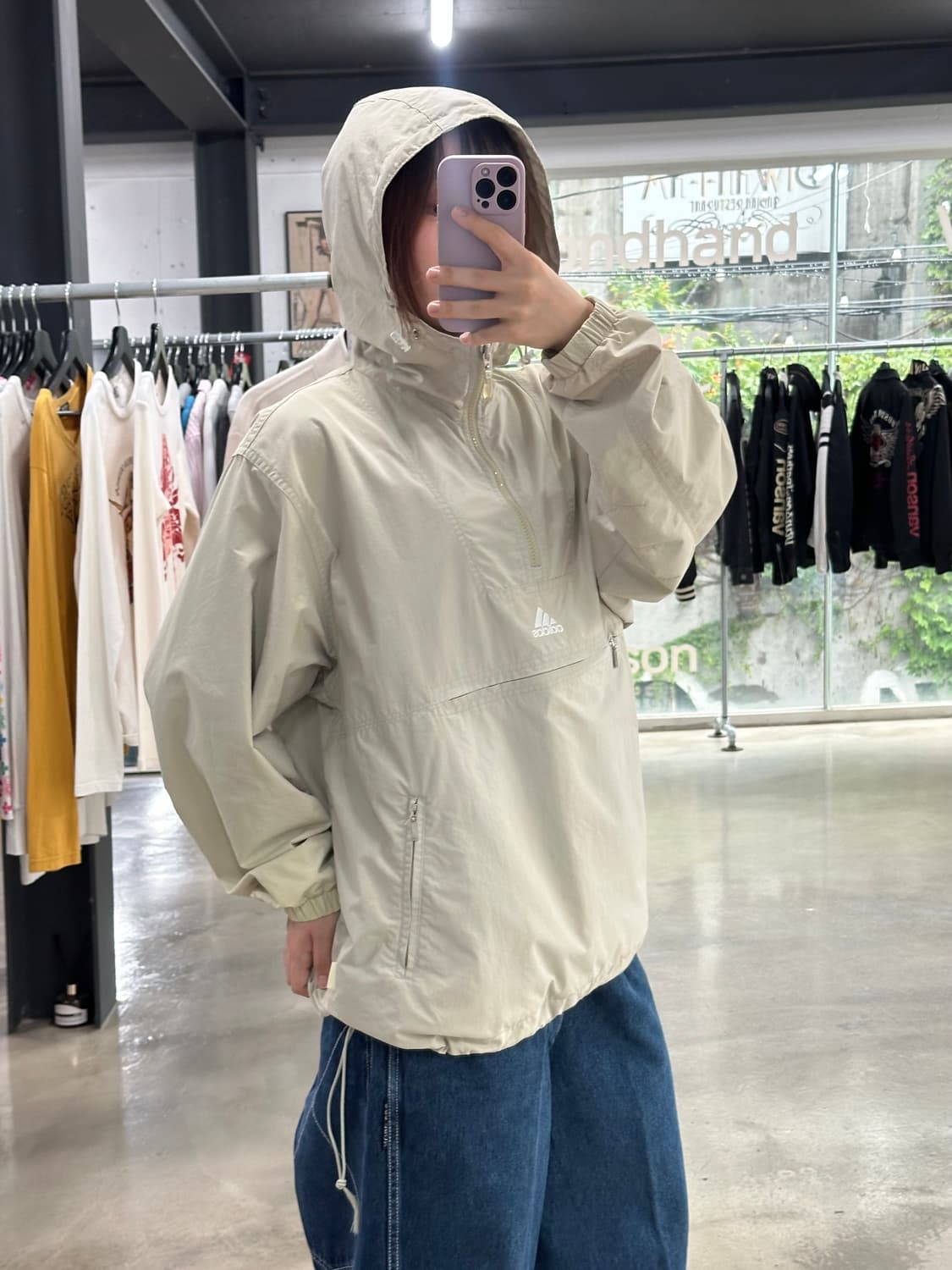 아디다스 윈드브레이커 후디 아노락 상품이미지1