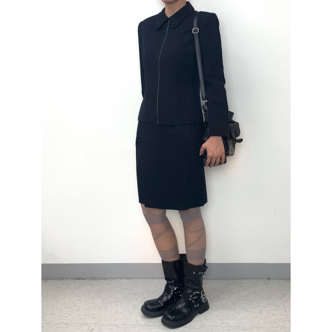 빈티지 네이비 블레이저 자켓 상품이미지3