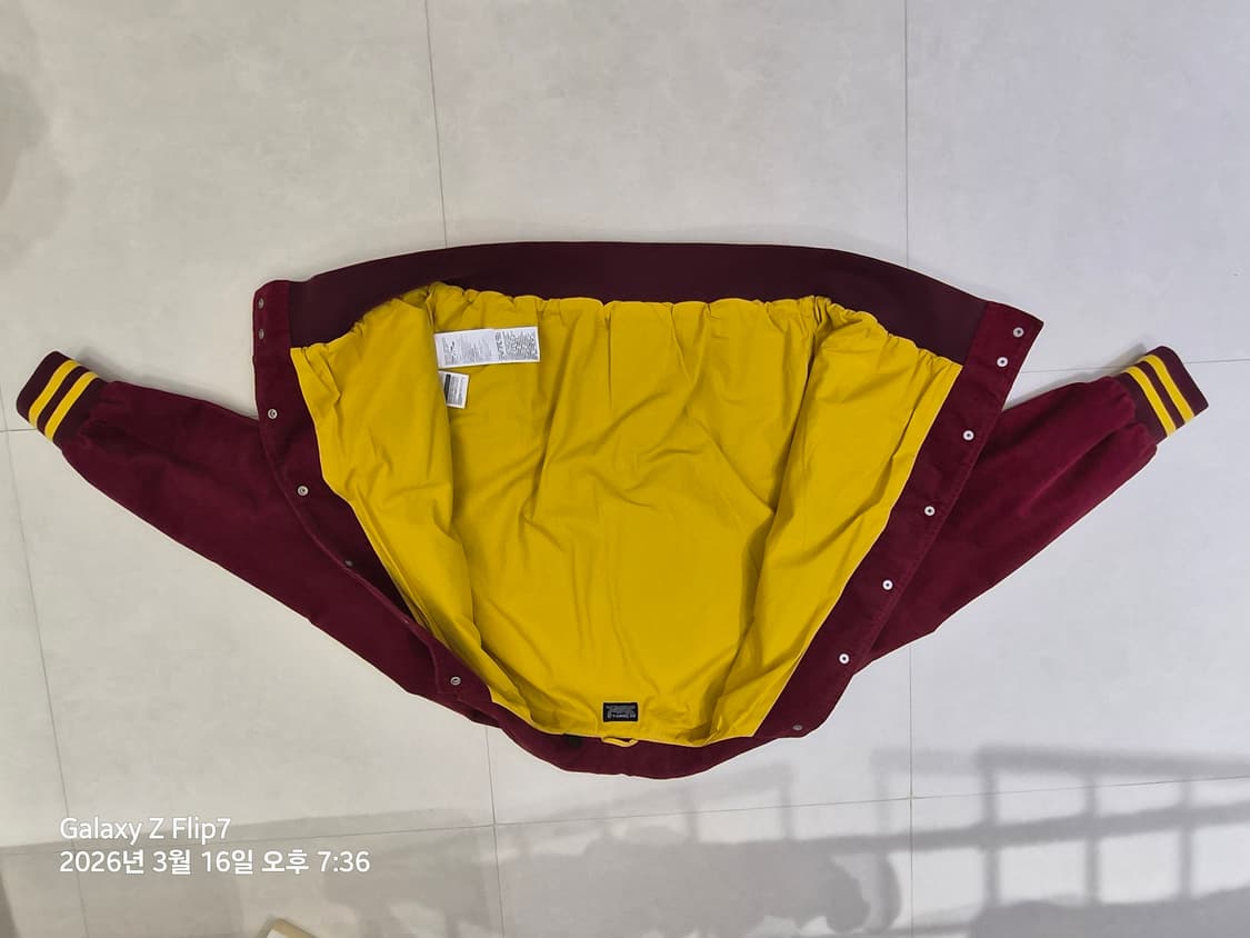 리바이스 코듀로이 자켓 버건디 S 상품이미지2