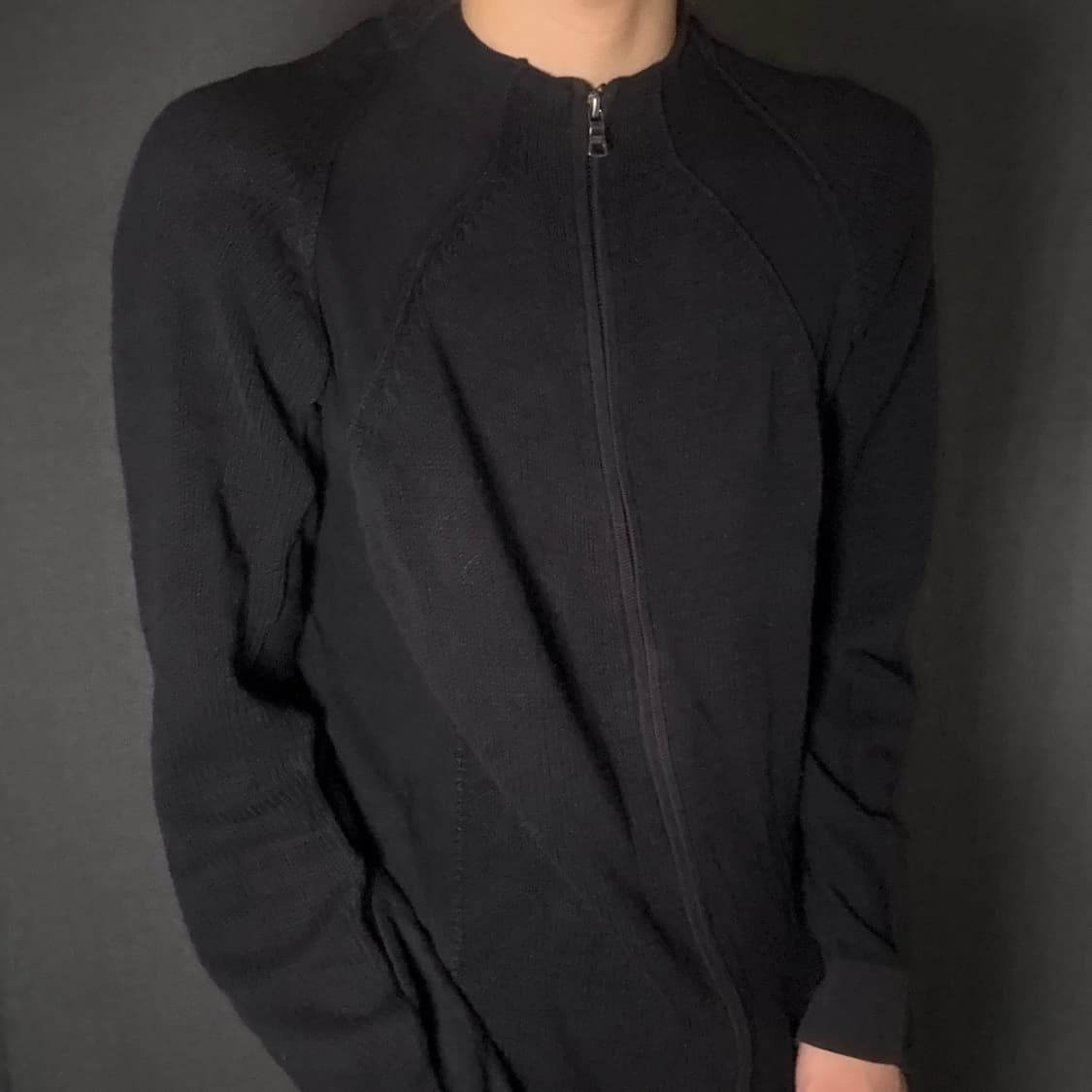 armani zipup black 상품이미지5