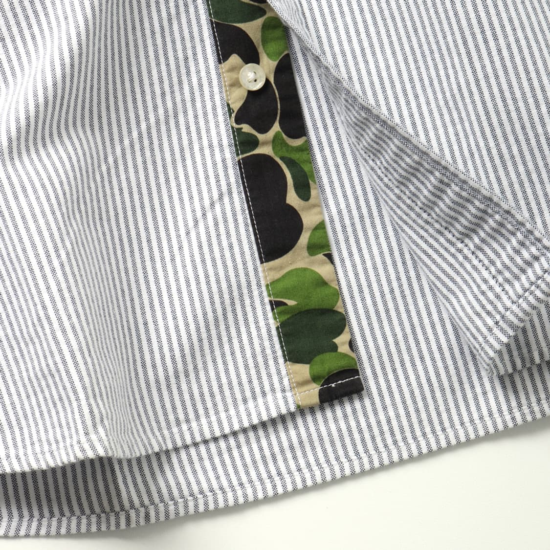 베이프 A BATHING APE Stripe Oxford Shirt 상품이미지6