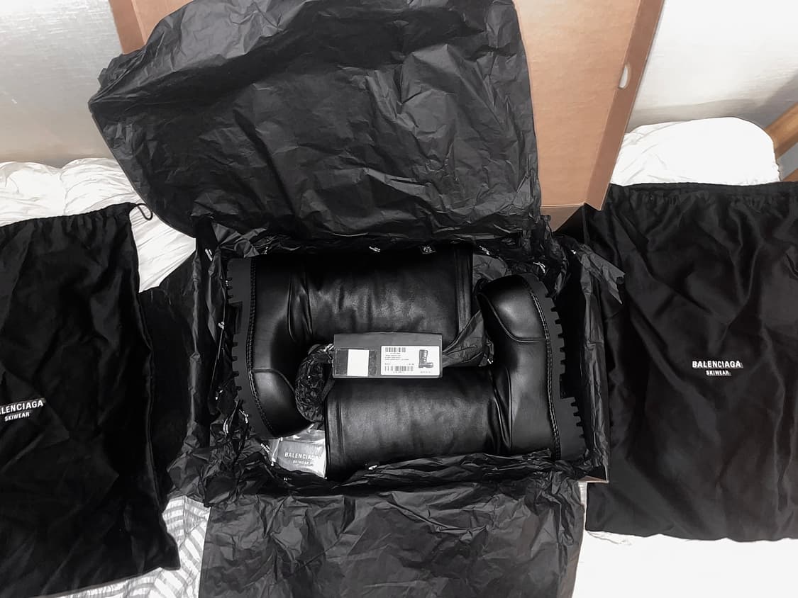 발렌시아가 알레스카 스키부츠 카프스킨 레더하이 상품이미지8