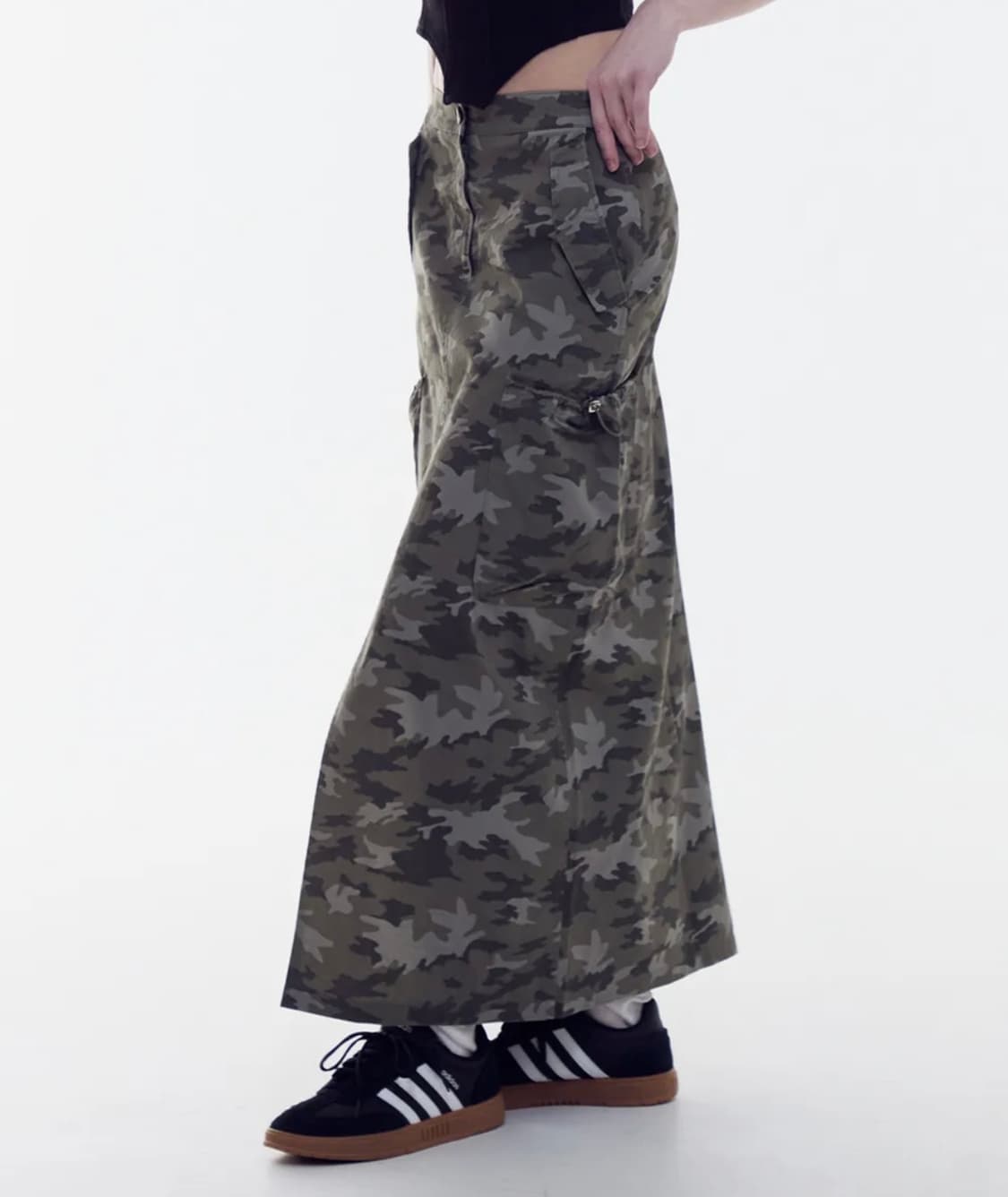 오디너리홀리데이 카모 카고 롱 스커트 m 상품이미지1