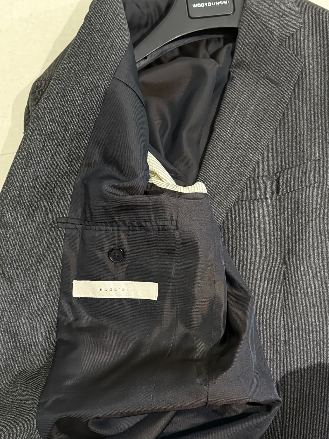 볼리올리 그레이 울 자켓 상품이미지4