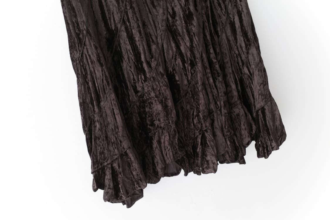 velvet grunge skirt  상품이미지3