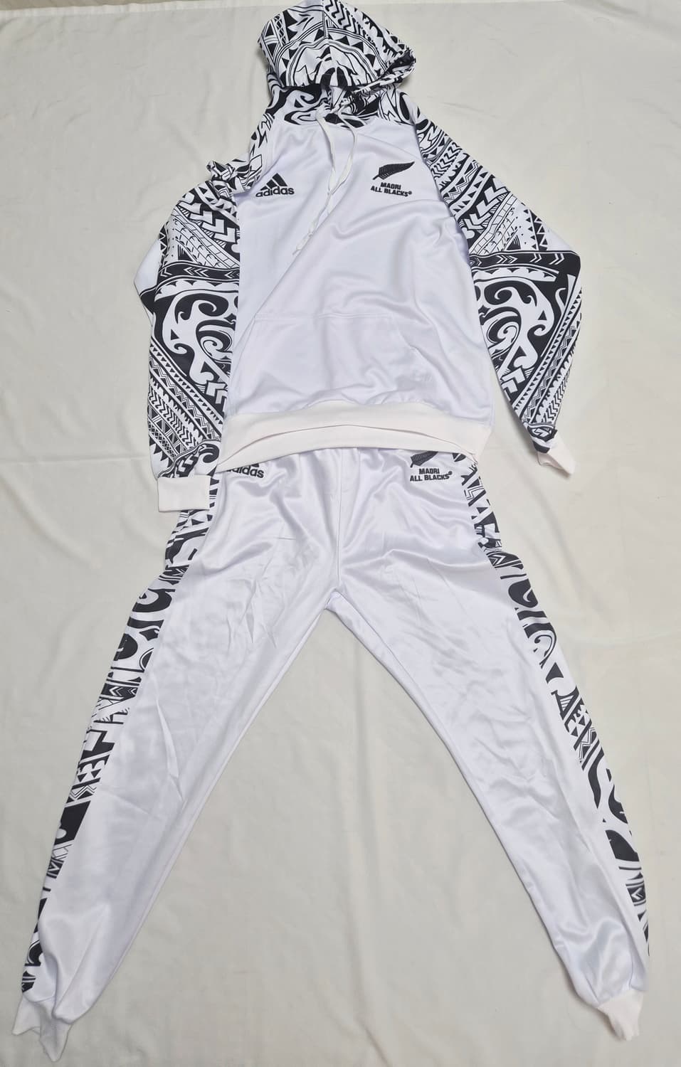 뉴질랜드 국대 후드티&바지 팝니다 (흰색)  상품이미지1