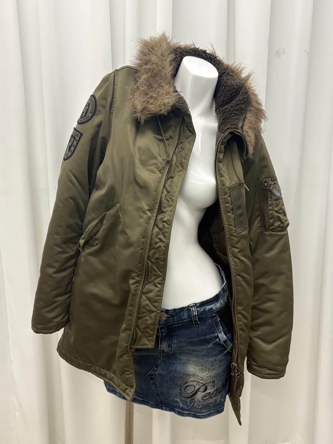 히스테릭글래머 야상패딩 상품이미지3