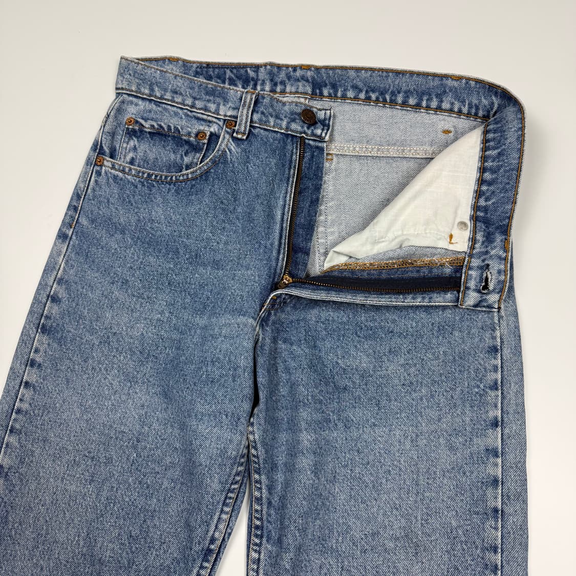 (32) 90s USA Made 리바이스 505 데님 팬츠 상품이미지5