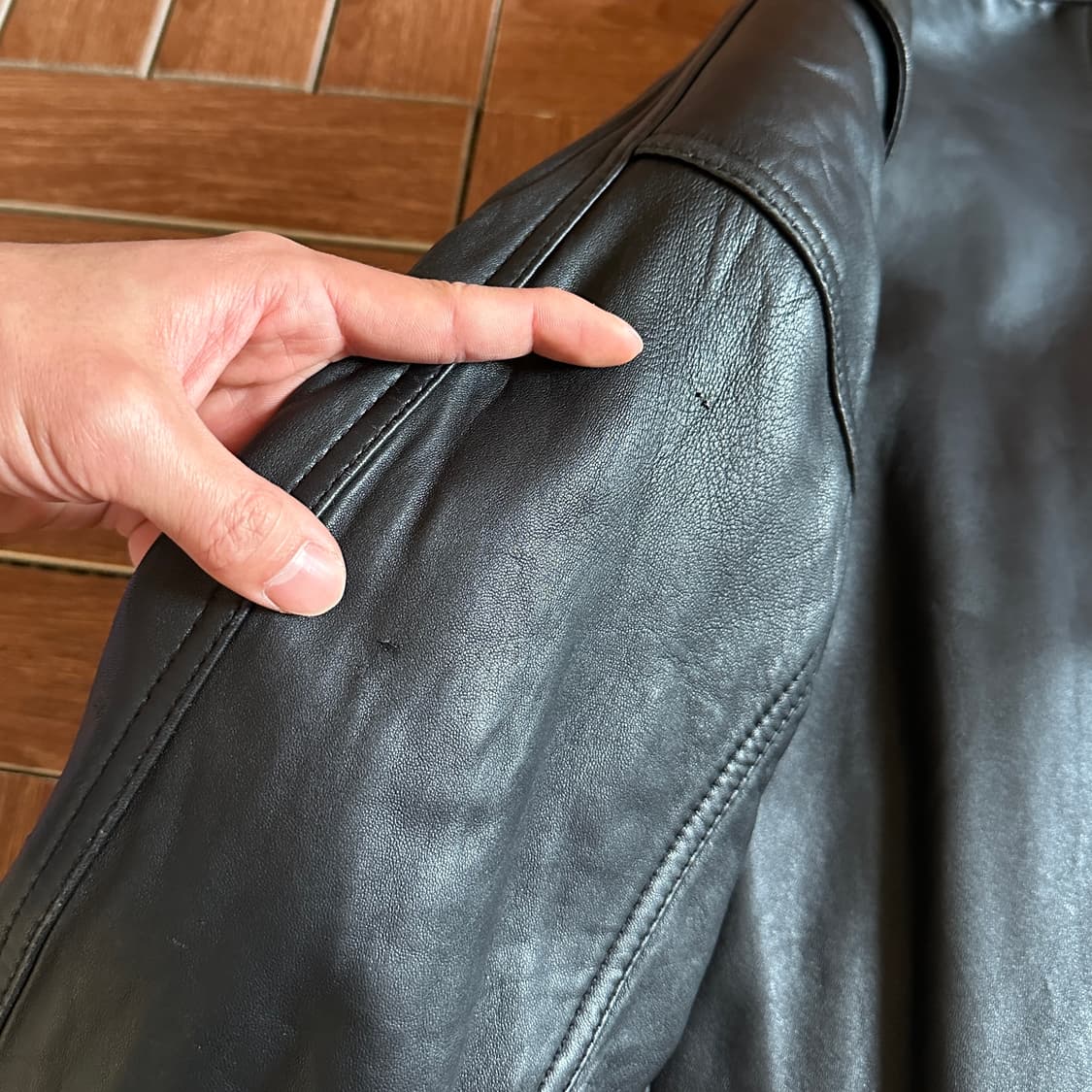 Gullit men italy sheep-skin leather coat 상품이미지10