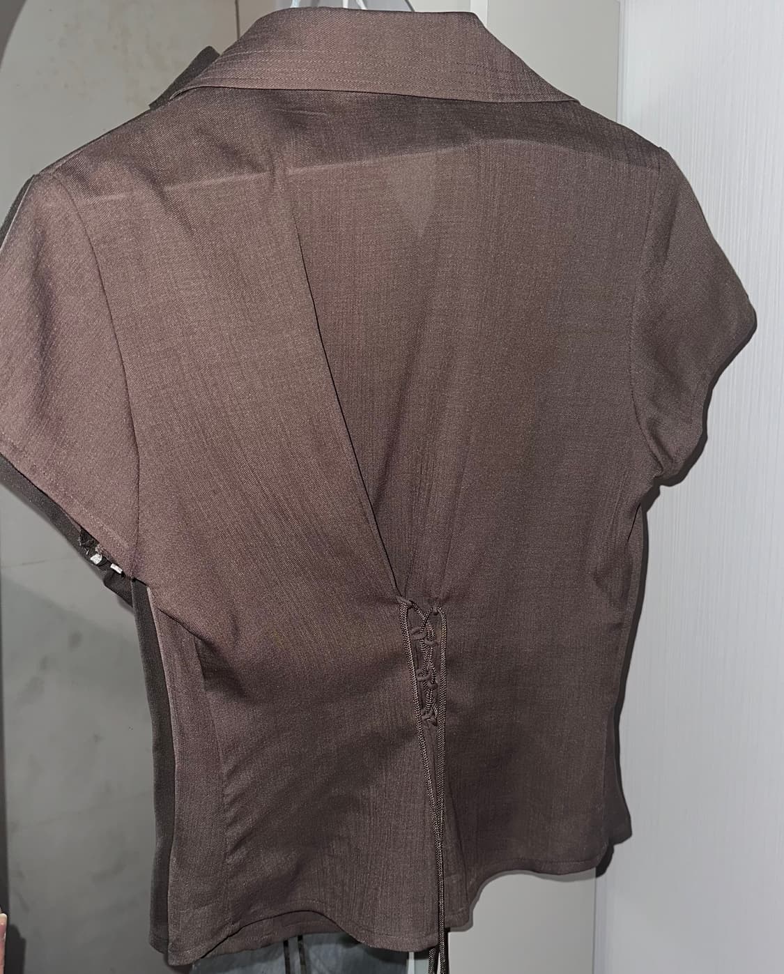 Khaki eyelet shirts 상품이미지2