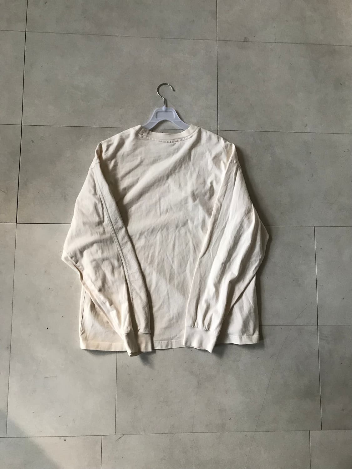 아디다스 아이보리 오버핏 롱슬리브 상품이미지7