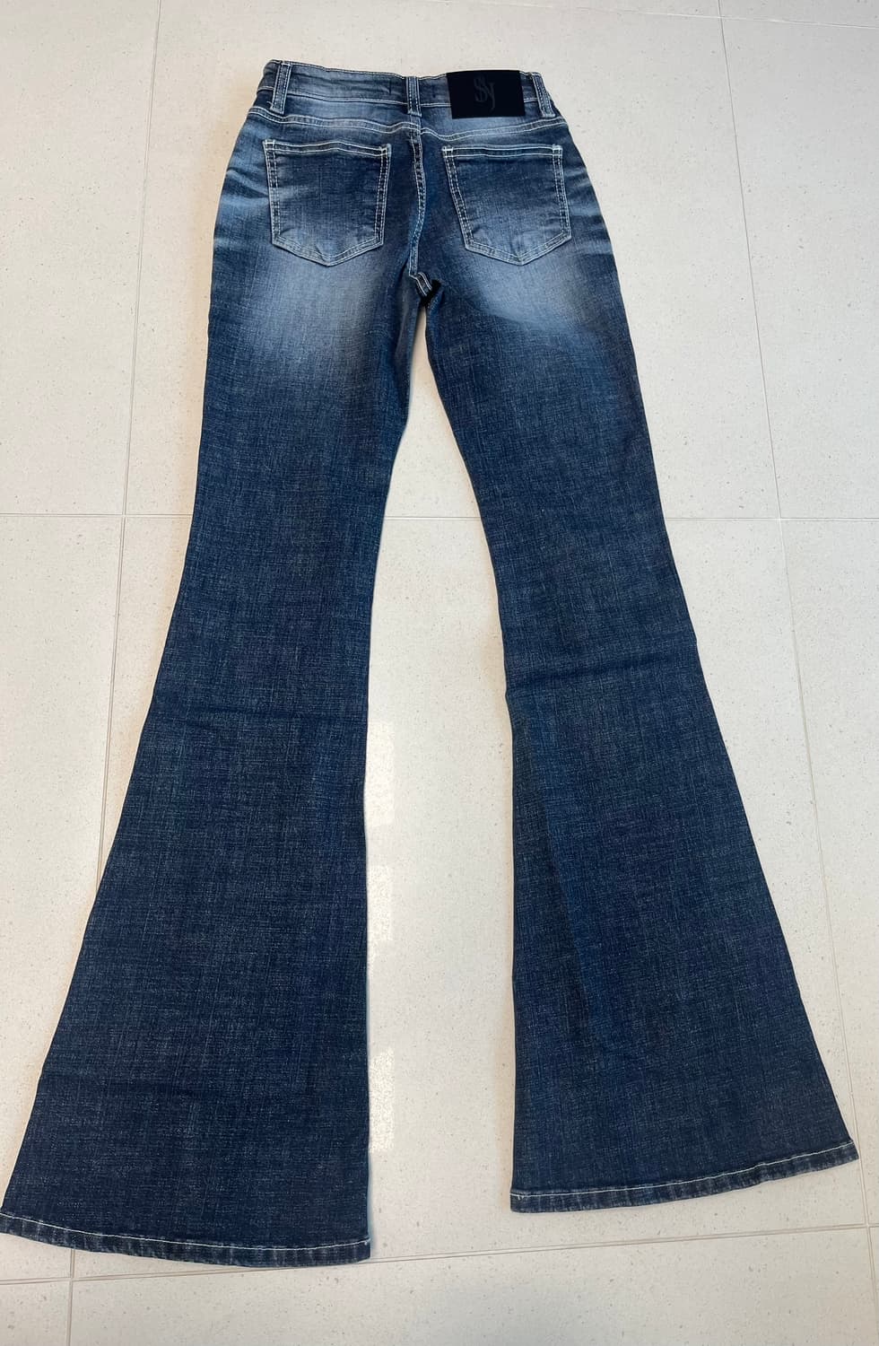시너진 CAT WASHING DENIM PANTS DEEP BLUE 상품이미지4