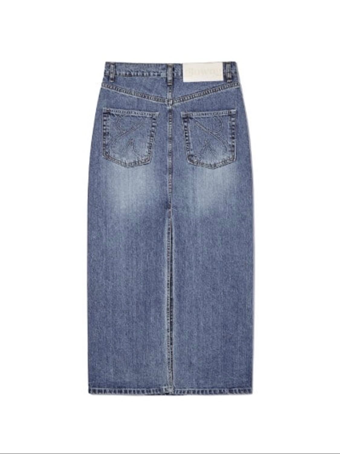 글로니 미드라이즈 데님 롱스커트 s/m 상품이미지4