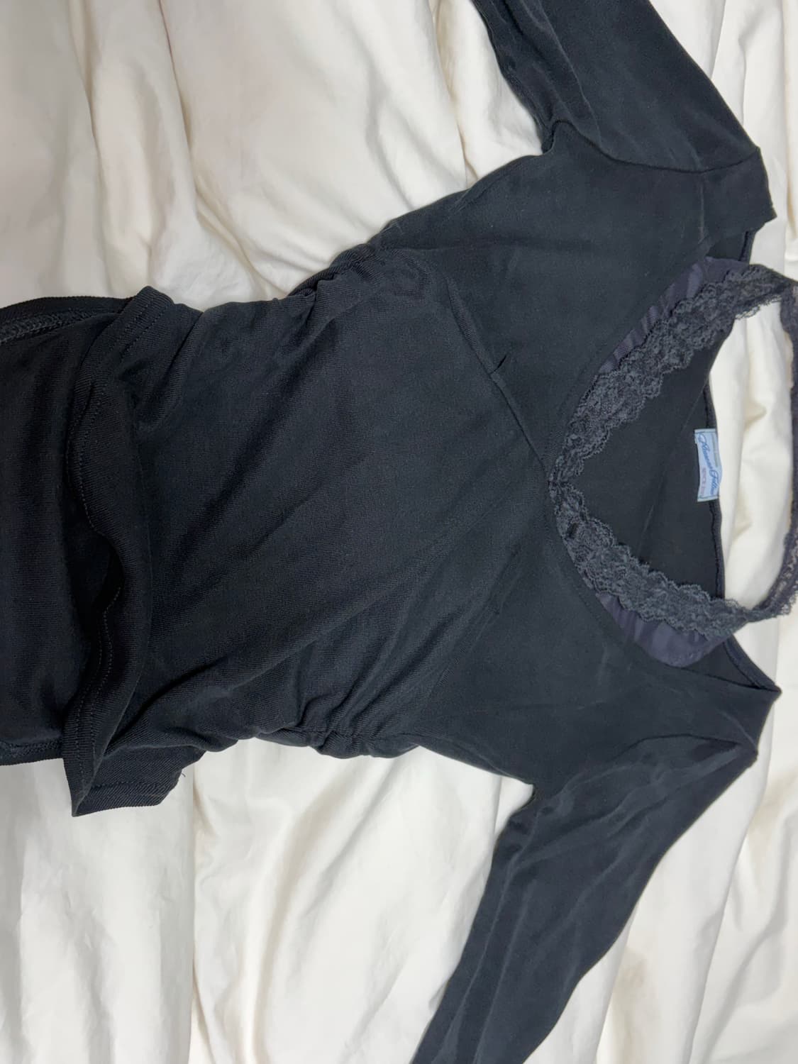 플리즈 노 팔로우 아멜리아 레이스 홀터 롱 슬리브 탑 상품이미지3