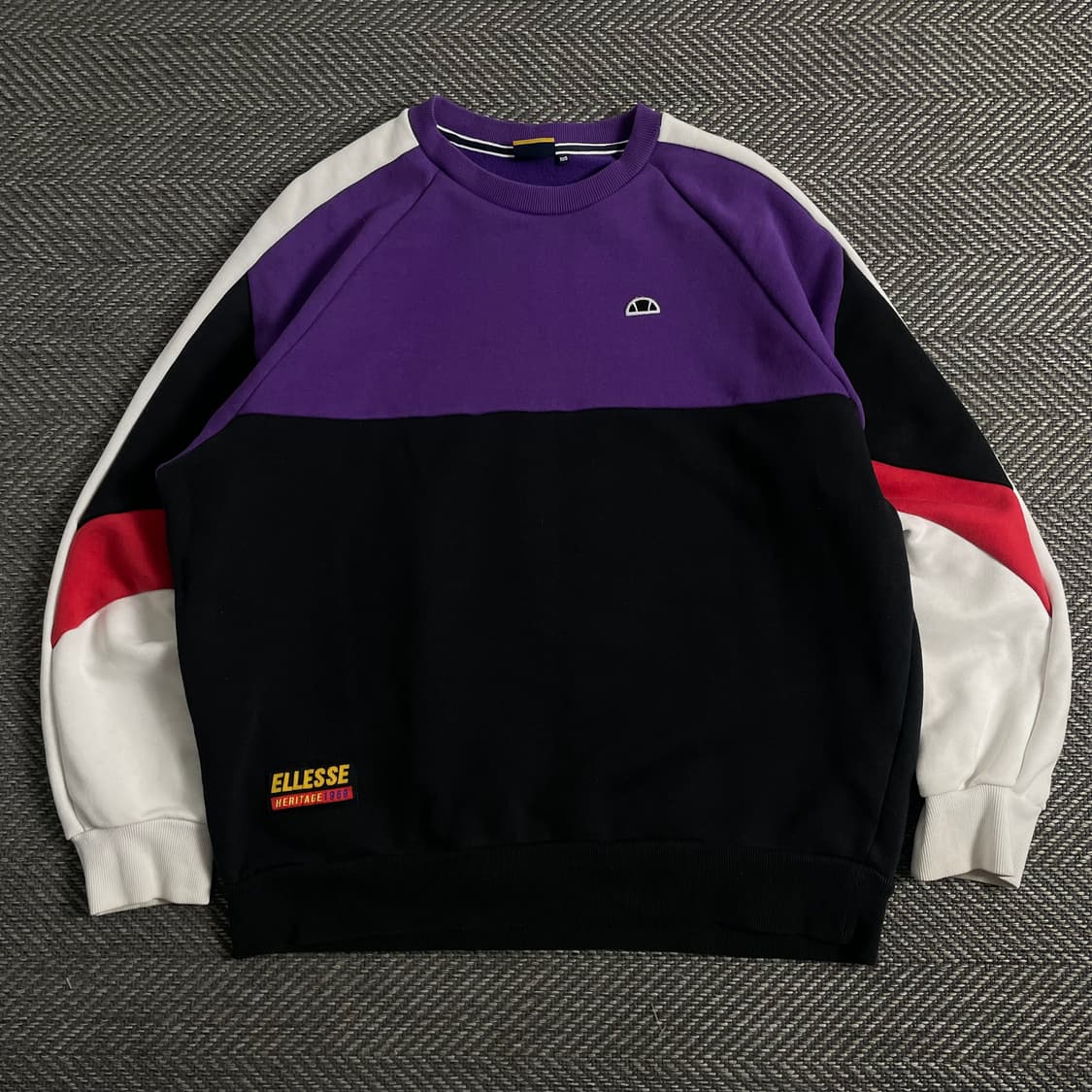 90s 엘레쎄 캐주얼 배색 스웻 셔츠 y3924 상품이미지2