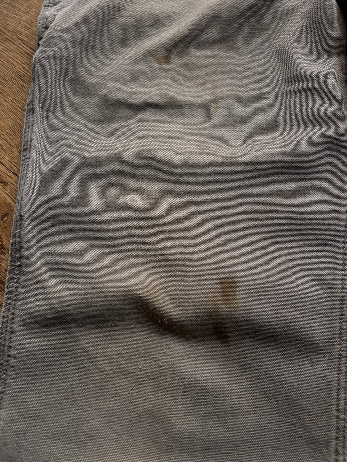 [31]칼하트 USA 더티워싱 그레이 싱글니 워크 팬츠 상품이미지5