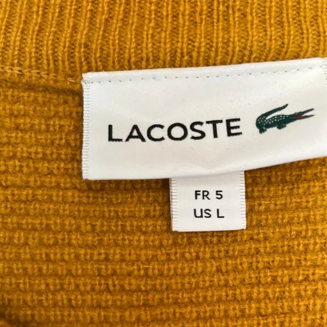 라코스테 남성 울 100% 니트 (5) 상품이미지3