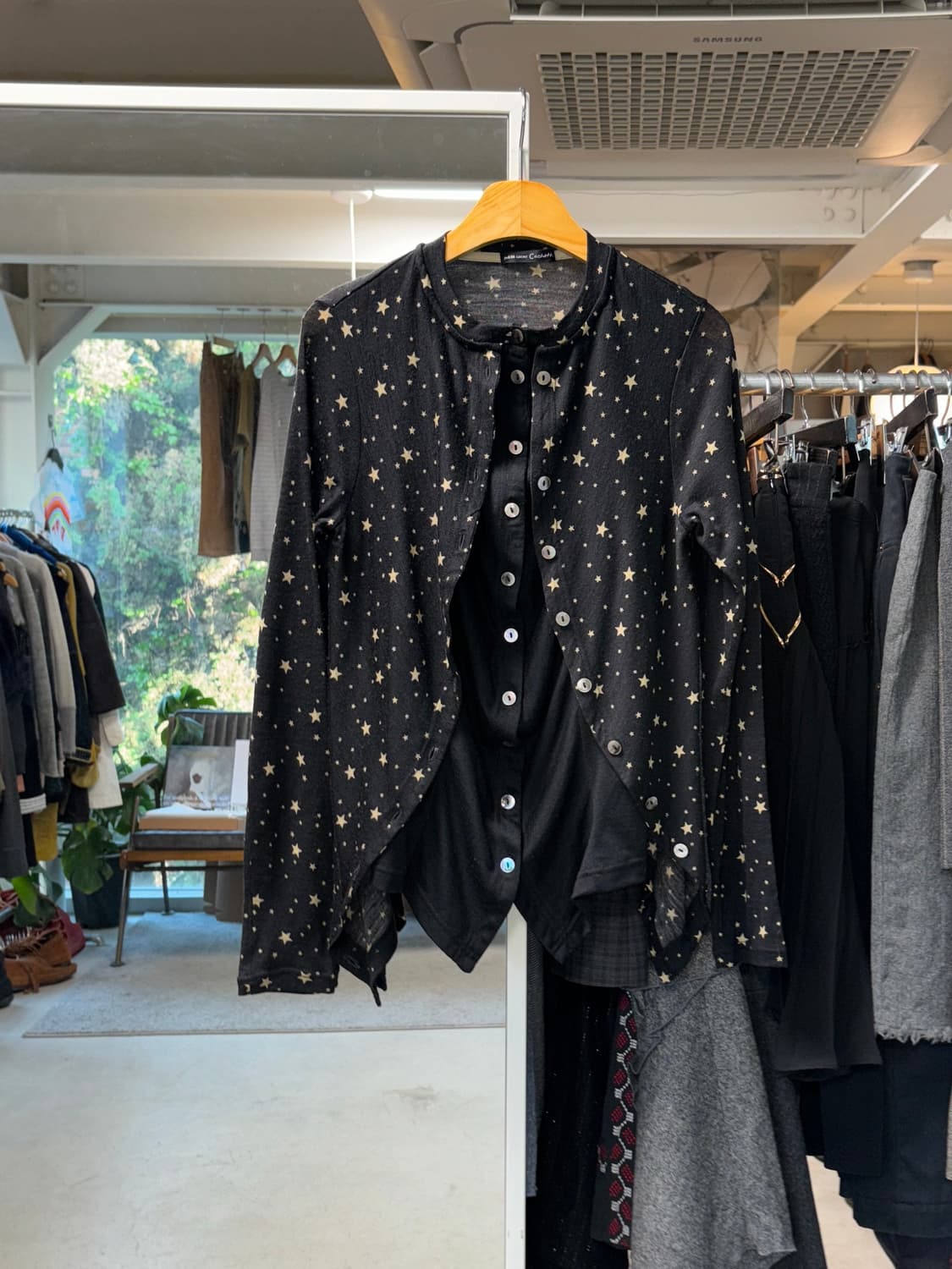 Mb lucas 레이어드 별 가디건 상품이미지4