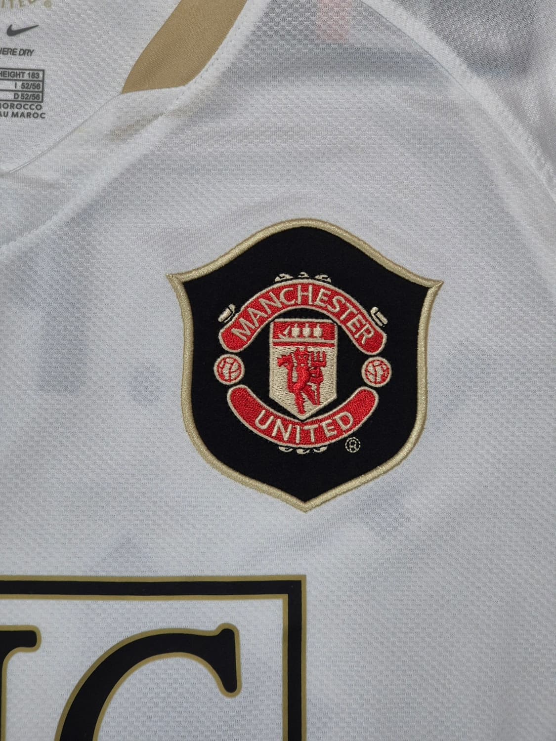 06-07 맨유 원정킷 박지성 반팔유니폼 L 상품이미지4