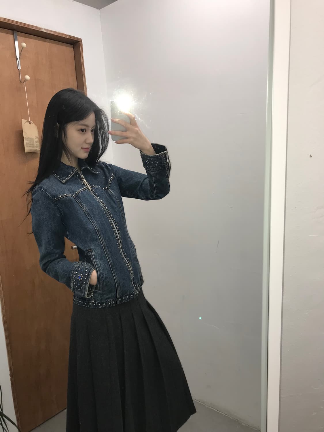 HYSTERIC GLAMOUR Denim Stud Jacket 상품이미지3