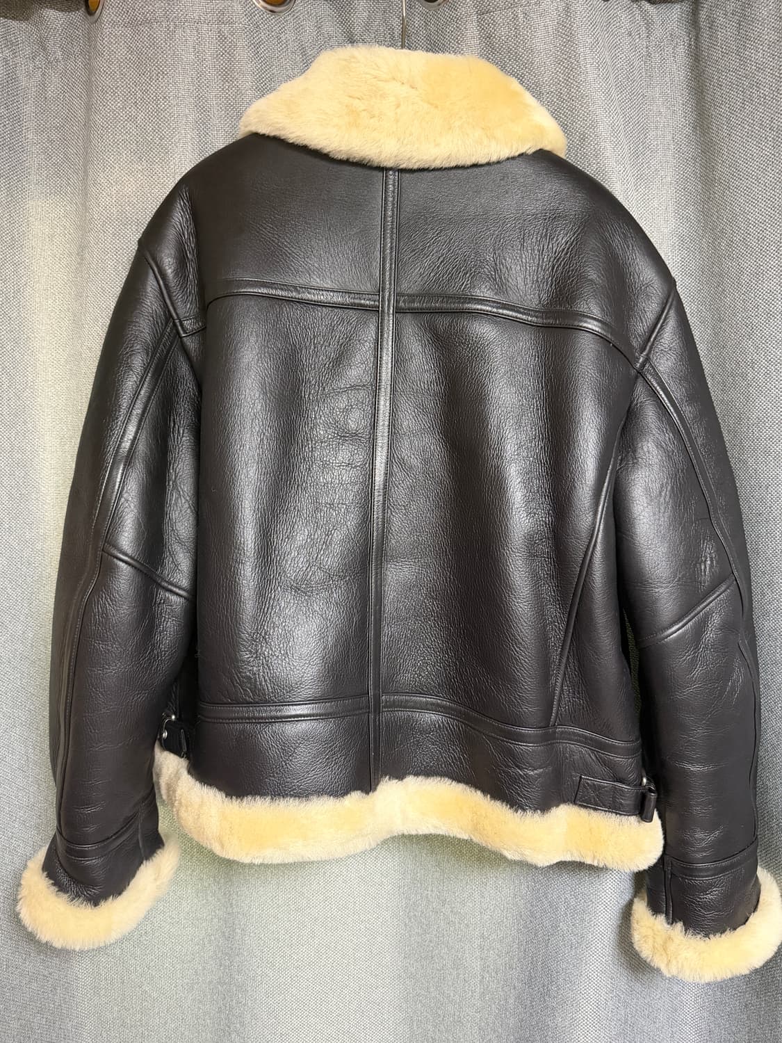 스페로네 우먼 리얼 양가죽 B-3 무스탕 77 상품이미지2