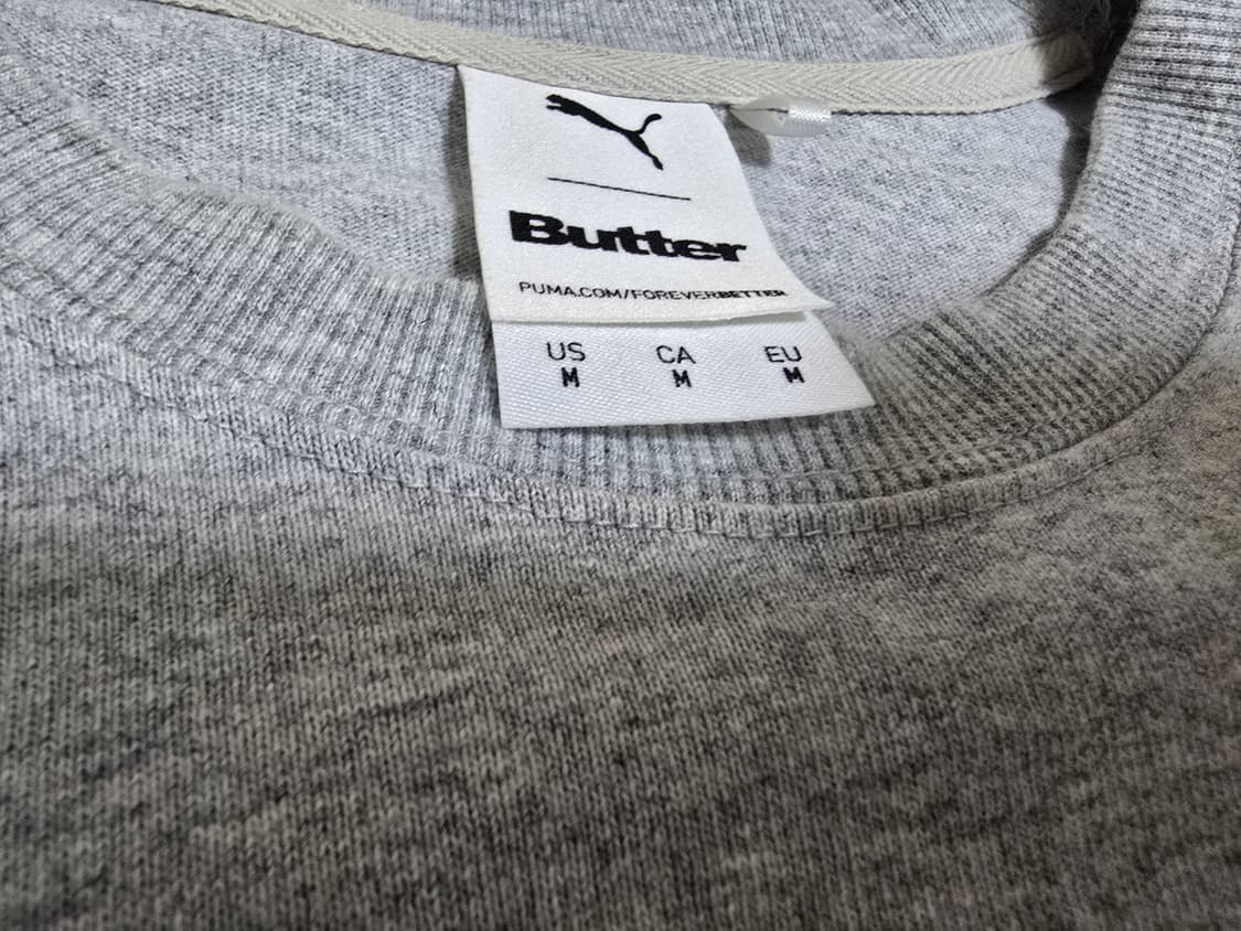 PUMA x BUTTER 콜라보 반팔 티셔츠 M 상품이미지3