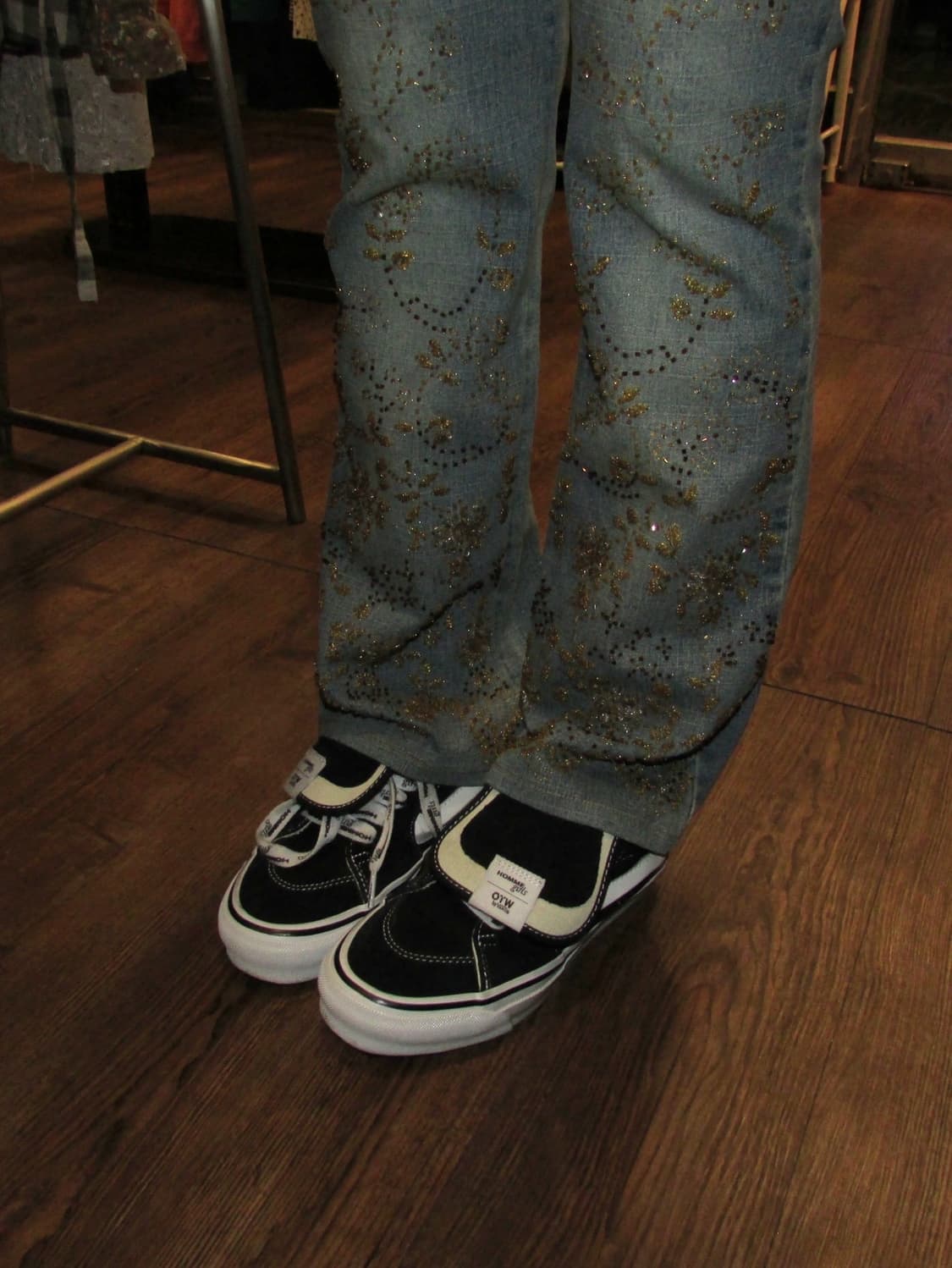 jpn vintage flower poin denim 상품이미지1