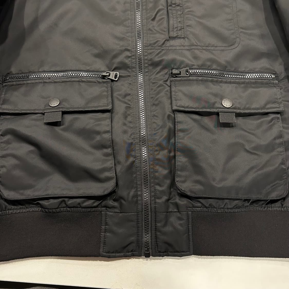 [L] 21FW 리바이스 포켓 봄버 항공 점퍼 블랙 A0167 상품이미지6