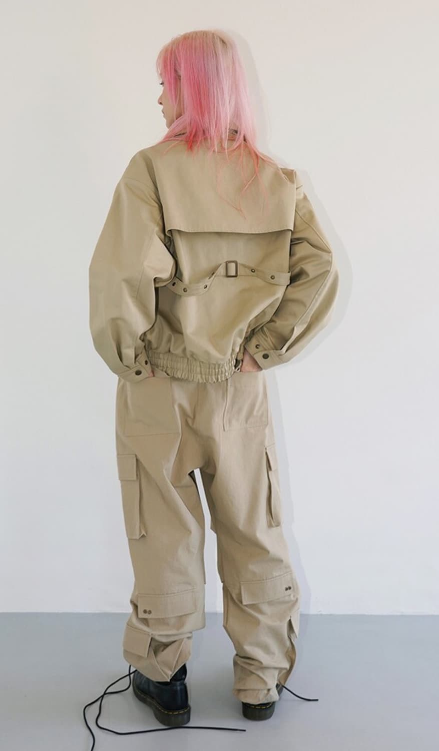 데어드 카고 팬츠 베이지 M 상품이미지6