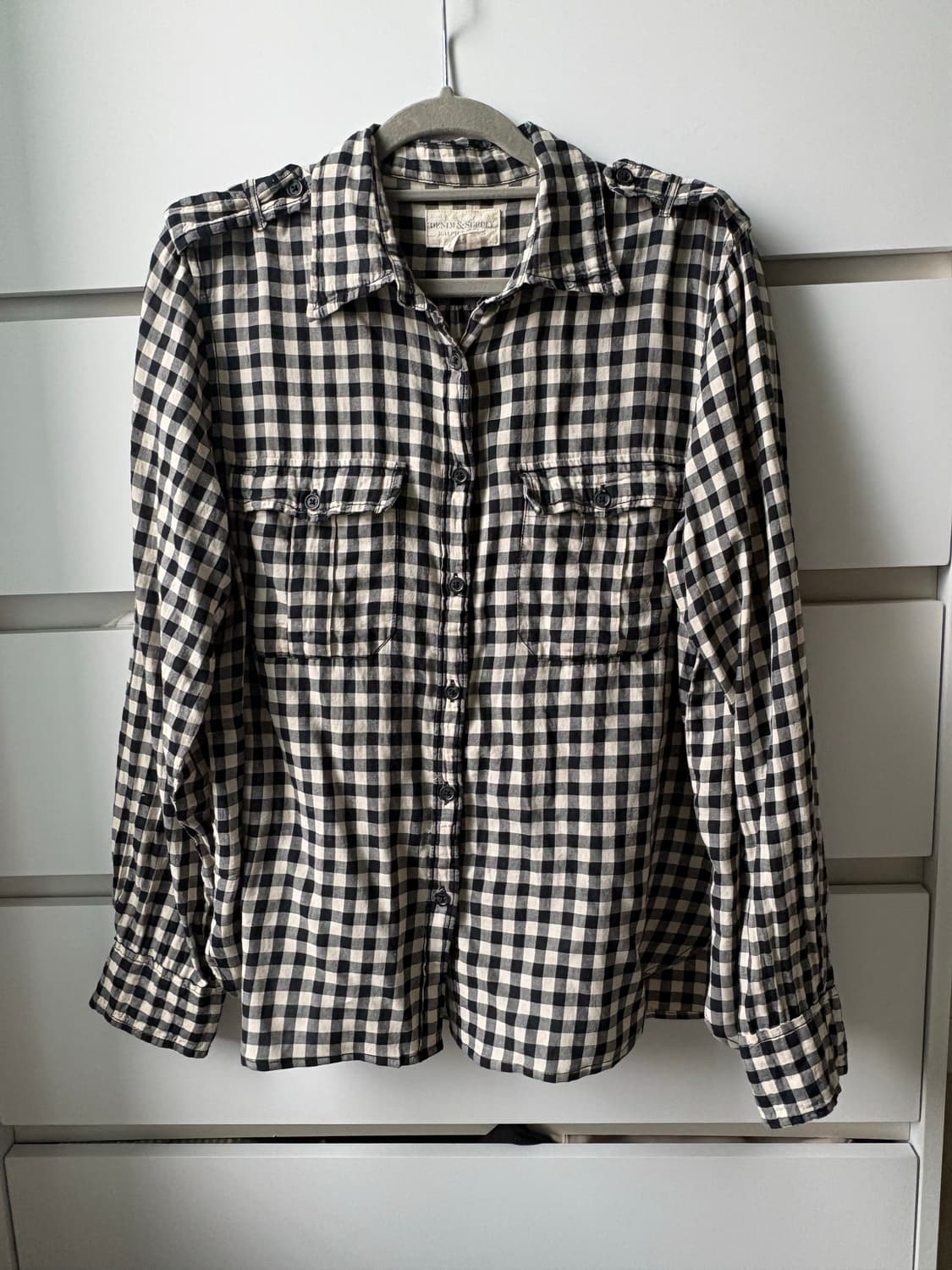 데님앤서플라이 깅엄체크 셔츠 상품이미지1