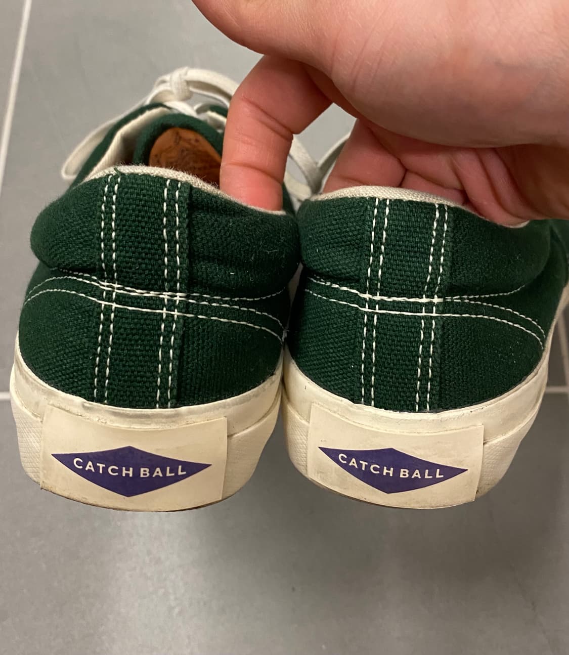 캐치볼 스니커즈 다크 그린 색상 260 상품이미지4