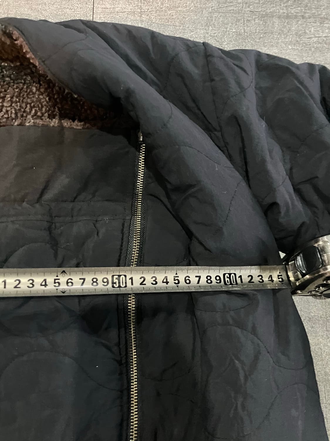 일본빈티지 올드스쿨스트릿 사이드지퍼 윈터 양털자켓 상품이미지2