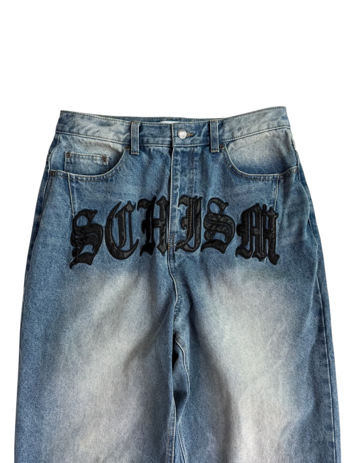 스키즘인듀싱 패치 데님팬츠 상품이미지6