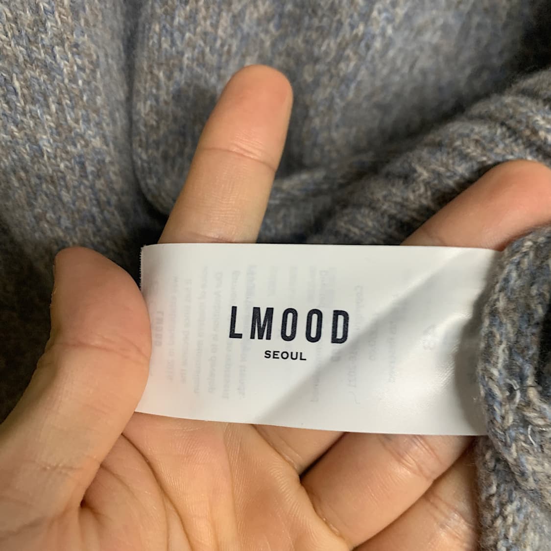 엘무드 LMOOD 100% 울 니트 48 상품이미지3