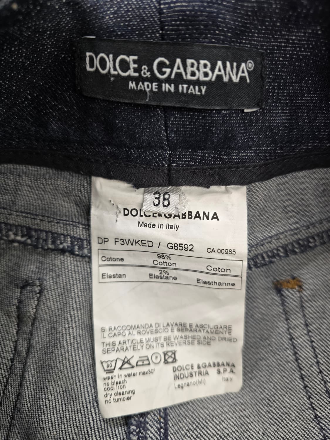 정품. 돌체앤가바나 여성 청바지.  싸이즈 26 상품이미지7